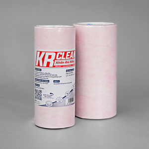 KrClean Lingettes en rouleau en tissu non tissé de haute qualité Serviettes de cuisine multi-usages Absorbantes Style uni Fabriqué au Vietnam - Product Image 1