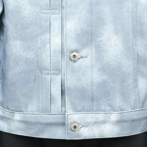 Meilleur prix, vestes en jean pour hommes 100% coton personnalisées, haute qualité, durables, coupe-vent et respirantes, vêtements de rue décontractés pour l'extérieur - Product Image 5