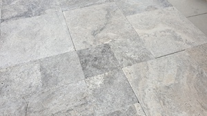 2025 Bạc travertine mô hình pháp đá tự nhiên <span class=keywords><strong>pavers</strong></span> giảm Matt gạch cho trong nhà ngoài trời sàn bộ kích thước có sẵn - Product Image 5
