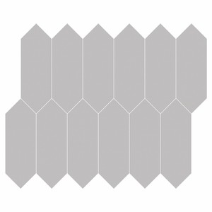 Tuile décorative de conception de piquet de finition mate brillante moderne de 117 millimètres pour le mur gris en acier de luxe FloorTile310x254mm de tuile de porcelaine - Product Image 1