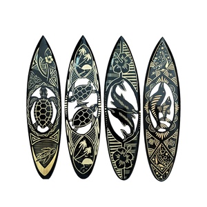 Decorazione Da Parete Tavola Da Surf In Legno Di Mango, 38x180 Cm Juanito 200622