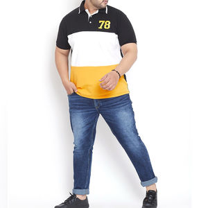 Precio al por mayor 100% algodón tallas grandes camisetas polo en blanco liso personalizado tallas grandes Polo para hombres transpirable personalizado - Product Image 6