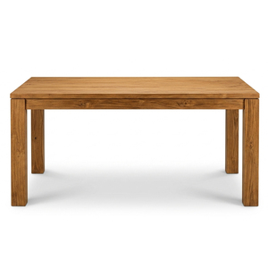 Table à manger rectangulaire Nesta 6 places en teck massif de haute qualité, design scandinave, meubles pour la maison, utilisation en restaurant - Product Image 1