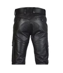 Nouveau pantalon en cuir professionnel de course de moto. Nouvelle arrivée automne à la mode couleur unie pantalon décontracté taille haute - Product Image 2