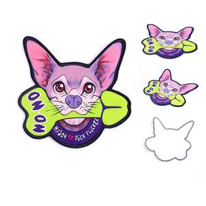 Parches de Chenilla Bordados Personalizados, Llaveros con Parches Termoadhesivos Tejidos para Ropa, Parches Bordados Personalizados para Regalos Empresariales - Product Image 2