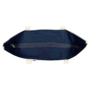 Anchor <b>Zipper</b> <b>Top</b> Eco-Friendly Boat Tote Bag Embroidery Decoration Soft Polyester Lining Open Water Resistant Spring Autumn Bags - Product Image 6