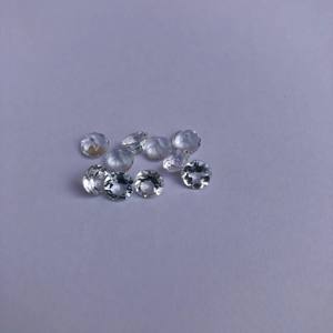 Piedra de topacio blanco Natural de 6mm, fabricante de piedras preciosas semipreciosas sueltas redondas facetadas, proveedor a precio de fábrica de La India 2025 - Product Image 3