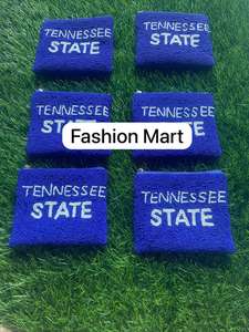 Mini porte-monnaie perlé de l'État du Tennessee le mieux noté Fermeture à glissière à motif brodé en toile élégante disponible à l'achat dès maintenant! - Product Image 2