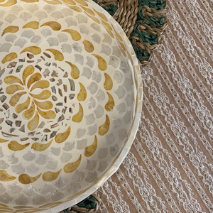 Bandeja de madera de bambú de alta calidad con incrustaciones de madreperla MDF de tamaño personalizado para Ramadán Eid Food Serving Holidays Direct Vietnam - Product Image 5