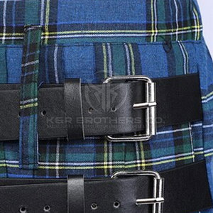 Falda escocesa elegante de tartán para mujer con cierre seguro y pliegues limpios Falda tartán versátil para mujer - Product Image 5