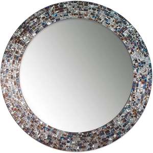 กรอบกระจกโมเสกทำมือ ดีไซน์ศิลปะตกแต่งผนัง สำหรับตกแต่งบ้านและห้องนั่งเล่น - Product Image 1