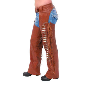 OEM 100% cuir véritable, chaps de cavalier occidentaux pour hommes, personnalisables, vente en gros, marque privée, GK Leather Industries - Product Image 6