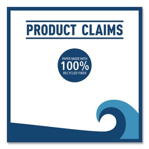 Boardwalk 8123 Disposable 1-Ply 8 In. X 600 Ft. Hardwound <b>Paper</b> Towels 2 In. Core-White (12/Carton) <b>Kitchen</b> Roll 2-in-1 - Product Image 6