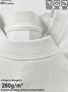 Venta al por mayor de encargo de alta calidad de gran tamaño 100% algodón Loose Fit Drop Shoulder camiseta Vintage recortada Camiseta para los hombres - Product Image 3