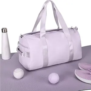 Women's Lightweight Portable Dry Wet Separation Fitness Bag Unisex Swimming Sports Travel Yoga Training Case One Shoulder Design