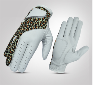 Gants de golf pour hommes en cuir Cabretta avec logo en patch de caoutchouc imprimé sur mesure, main gauche, avec sangle de poignet réglable, antidérapants pour le sport - Product Image 1