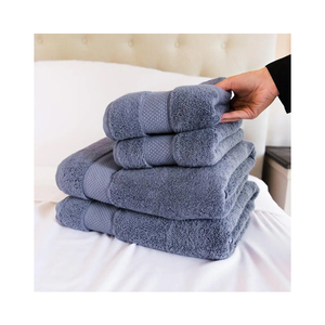 Serviette à main design jacquard torsadé doux 100% coton Jacquard rétro carré à carreaux serviettes pour les mains et le visage fortement absorbantes - Product Image 6