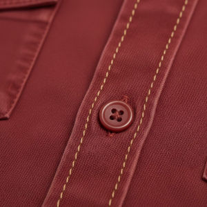 Camisa vaquera para hombre con cuello y puños elegantes, Camisa vaquera duradera para hombre con mangas largas, Camisa vaquera de lavado a la moda para hombre - Product Image 6