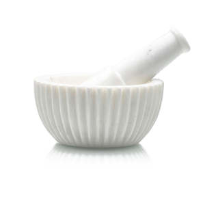 Mortero y Maja de Mármol de Diseño Único para Moler, Triturar y Mezclar Ingredientes, al Mejor Precio de Fábrica al por Mayor - Product Image 2