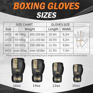 Gants de boxe noirs de 12 oz pour adultes - Design professionnel à lacets avec logo personnalisé - Matériel en cuir véritable - Product Image 3