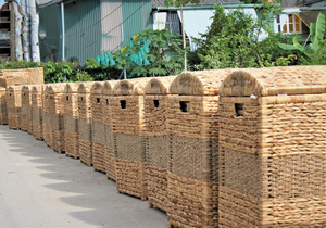 Cestas de jacinto de agua Vietnam Natural hecho a mano almacenamiento artesanal cestas de jacinto de agua perfectas para exportación y tiendas minoristas - Product Image 5