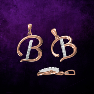 Elegante collar con colgante personalizado de alfabeto B de 14K para mujer, elegante abalorio de letras chapadas en oro, regalo perfecto para ella - Product Image 5