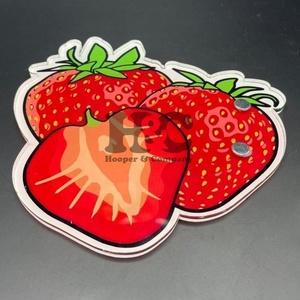 Strawberry Lash Tile Pink Acrylic Bow Lash Tray Tile Sustainable Bow Lash Holder Makeup Eyelash Tile mink Logo Solid Tray - Product Image 4