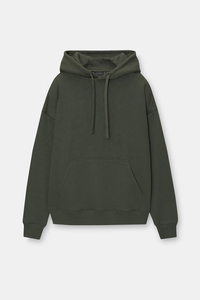 Sudadera con Capucha Extra Grande para Hombre, de Alta Calidad, 100% Algodón, Forro Polar Térmico Impermeable, Color Sólido Personalizado, Nuevo Modelo - Product Image 2