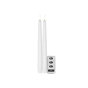 <b>STAR</b> TRADING 2.1x28.5cm White <b>LED</b> Candle 2SZ Flameless & <b>LED</b> Candles - Product Image 1