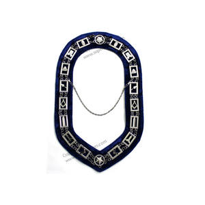 Constitution australienne de haute qualité 31st degré Muonic Regalia collier brodé tissu avec décoration en dentelle - Product Image 4