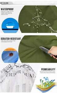 Custom Made Hooded Waterproof Windproof Quilted Jacket for Men Breathable Fabric Cotton Shell Front Back Winter Outdoor Clothing - Product Image 6