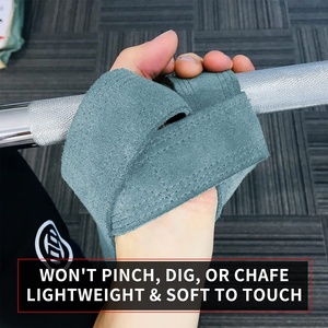 Sangles de levage en cuir personnalisées Support de poignet de levage en cuir de vachette pour la dynamophilie Sangles de musculation à usage intensif - Product Image 3