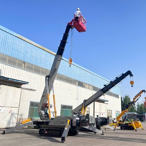 Mini grue araignée télécommandée avec indicateur de charge sécurisé, 1-20 tonnes, diesel, double alimentation, flèche de 3m-15m, hauteur de levage de 16m - Product Image 2