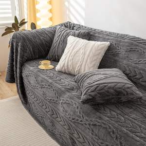 3D Stylish Design Fuzzy Fluffy Cozy <b>Pillow</b> Knitted for Home Hotel Hospital Use for <b>Sofa</b> Couch Bedroom-Latex Free - Product Image 2