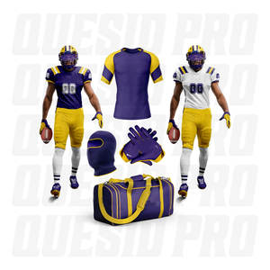 Ensembles d'uniformes de football américain personnalisés – Sublimation complète, numéros en twill, noms d'équipes – Tenues d'entraînement et de match pour jeunes universitaires - Product Image 4