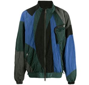 Moda calle desgaste mejor calidad ligero último diseño impermeable chaqueta cortavientos al por mayor bloque de color chaqueta de nylon - Product Image 1