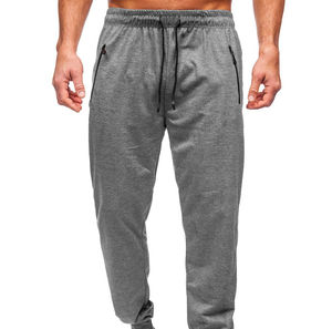 Pantalons de survêtement pour hommes de haute qualité avec cordon de serrage à la taille, OEM personnalisé, imprimé, nouveau style, vêtements de sport en gros, motif droit - Product Image 1