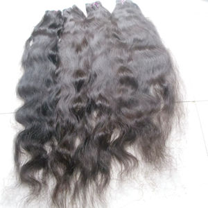 Extensions de cheveux humains vierges brésiliens Remy, ondulation naturelle, trame unique, 4 oz, lot de fournisseur indien, marque Seven Hills, best-seller - Product Image 1