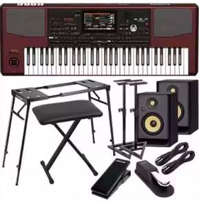 คีย์บอร์ดเปียโนตั้งตรง Korg PA1000 88 คีย์ รุ่นใหม่ พร้อมแผ่นเสียงไม้แท้และกล่องสำหรับนักดนตรี - Product Image 2