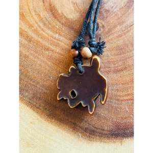Collar de tortuga de madera bohemio hecho a mano para fiestas, bodas, aniversarios, compromisos, cadena de cuentas con forma de animal, regalo. - Product Image 5
