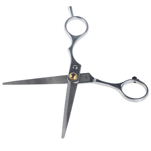 Tijeras Rectas de Acero Inoxidable Cómodas para Cortar y Entresacar Cabello, Kit de Peluquería para Uso en Salón de Belleza - Product Image 3