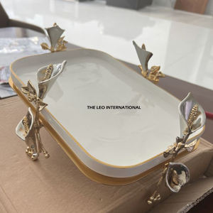 Designer élégant en bois créatif fantaisie nouveauté maison et chambre décorative classique fait à la main en gros plateau - Product Image 3