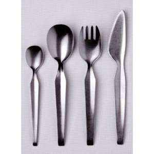 Juego de cubiertos de acero inoxidable de primera calidad con asas ergonómicas de textura pulida ligera ultraduradera y superficie a prueba de arañazos - Product Image 2