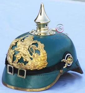 Casco Alemán Vintage Estilo Pickelhaube con Emblema de Águila, Casco Militar con Púas de Estilo Antiguo para Decoración y Exhibición - Product Image 5