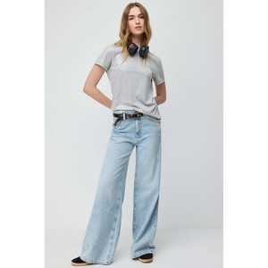 Camiseta Casual de Cuello Redondo con Tela Brillante, 100% Poliéster - Product Image 4