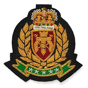 Insignias de chaqueta bordadas a mano personalizadas OEM Lingote Alambre metálico Uniforme profesional Insignias hechas a mano - Product Image 4