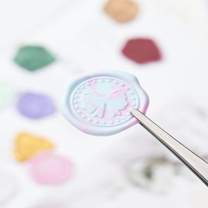 Timbri Sigillo in Cera Autoadesivi <span class=keywords><strong>Personalizzati</strong></span> Marca Dunhu, Rotondi 2,5cm, Colore 53, per Casa, Ufficio, Scuola e Matrimoni - Product Image 6