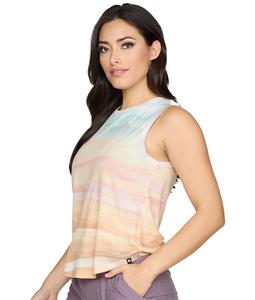 Ladies Gradient <b>Sleeveless</b> Tank Top 100% Polyester Blend Summers Vest for <b>Womens</b> Stylish <b>Womens</b> Relaxed Fit Round Neck Top - Product Image 4