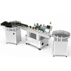 Labeler Labeling Machine Manufacturer SKILT Hot Selling Automatic Round Tin Cans Label Applicator Labeling Machine