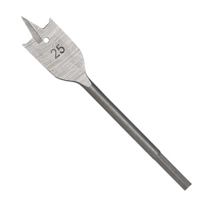 Punta per trapano piatta per legno Wolfpack a 3 punte 25,00 mm. - Product Image 1
